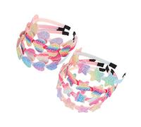 Healeved 8piezas Coloridos Diademas Corazones Para Niñas Accesorios De Cabello Delicados Para Fiestas y Uso Diario
