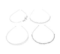 Healeved 8piezas Diademas De Novia Rhinestones Accesorios Elegantes Para Bodas y Fiestas Tocados Chic Para Mujeres