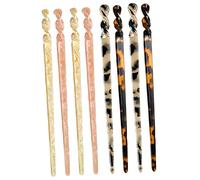 Healeved 8piezas Horquillas Para Mujer y Niñas Diseño De Caparazón De Tortuga Horquilla Larga y Retro Accesorios Vintage Pelo Para Fiesta o Diario