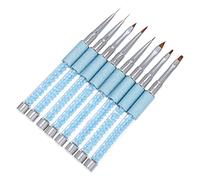 Healeved 8piezas Pinceles Para Arte De Uñas Cepillos Acrílicos Para Pintura y Diseño Perfectos Para Uso Profesional y Salones y Casa