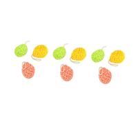 Healeved 9 Piezas bola de ducha esponja de baño natural lufa de piel muerta pelota esponja baño esponjas baño depurador esponja vegetal bola de baño de panal Cuerpo almohadón tina Perder