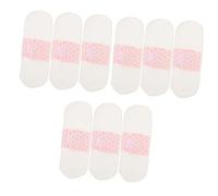 Healeved 9piezas Compresas Menstruales Reutilizables De Algodón Absorbentes y Transpirables Adecuadas Para Viajes y Uso Diario Impermeables Diseño De Alas