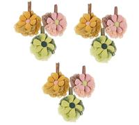 Healeved 9piezas Esponja De Baño Exfoliante Suave Flores Para Esponjas Naturales Para Adultos Para Exfoliación Corporal y Limpieza Profunda