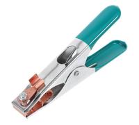 Healeved Abrazaderas de Puesta a Tierra para Soldador Manual Mango Conductor y Fuerte Fuerza de Sujeción, Material Acero y Cobre Púrpura para Soldadura y Bricolaje