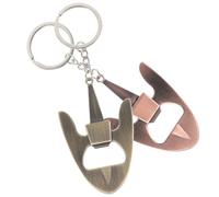 Healeved Abridor de Botellas de Cerveza y Vino de Metal 2 Piezas Diseño de Ancla Vintage, Llavero Práctico en Tonos Verde y Rojo Antiguos para Fiestas y Uso Diario