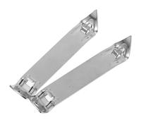 Healeved Abridor de Botellas Diseño y Duradero de Acero Inoxidable Portátil y Multifuncional 2 Piezas para Tapas de Uso Doméstico Clínicas