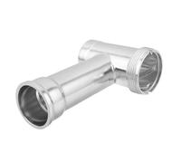 Healeved Accesorio de Aluminio para Picadora de Carne Eléctrica, Barril Molinillo de 3 Vías, Repuesto Compatible para Procesamiento de Carne de Res, Cerdo y Pollo, Pieza de Reparación