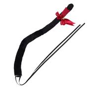 Healeved Accesorio de Cintura Cosplay Gato de Animal Sintético Negro y Rojo Complemento para Disfraz de Criada y Cosplay de Anime Accesorio Divertido para Fiestas y Eventos