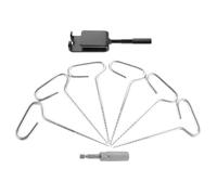 Healeved Accesorios para Tienda de Pesca Hielo Adaptador para Taladro Clavijas Portátiles y Herramienta de Anclaje para Refugio Estable y Fácil Instalación