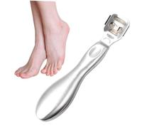 Healeved Afeitadora De Pedicura De Acero Inoxidable Removedora De Callos Para Pies Cortadora De Cutículas Afeitadora De Talones Kit De Pedicura Para Mujeres y Niñas Para Suavizar La Piel Du