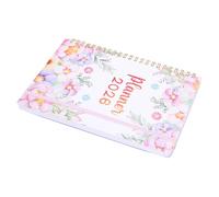 Healeved Agenda Planificador Semanal 2026 A5 128 Páginas, Cuaderno de Planificación Diaria Espiral para Trabajo, Estudio y Viajes, Libreta Compacta y Resistente