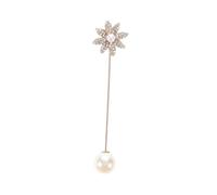 Healeved Alfileres de Sintética Elegante para Traje Broche de Aleación Brillantes Imperdible Seguro para Mujer Accesorio para Vestidos Ocasiones Obsequios Diseño