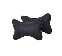 Healeved Almohadas Protectoras Cuello Coche 2 Piezas Negro, Soporte Ergonómico Para Viaje y Conducción Todo El Año, Acolchado Cómodo Para Adultos y Automóviles