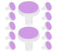 Healeved Almohadilla de Repuesto para Lima Eléctrica de Uñas Ñiño 6-12 Meses, Cabeza de Molienda Morada, Compatible Cortaúñas Eléctrico Infantil, Cuidado Seguro y Silencioso