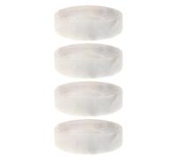 Healeved Almohadilla Térmica de Jade 4 Unidades, Base Aislante Resistente al Calor, Accesorio Antideslizante para Moxibustión, Kit para Terapia Hogar y Masajes de Bienestar