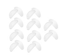 Healeved Almohadillas Nasales de Silicona y Prácticas en Forma de D Antideslizantes Paquete de 10 Pares para Ajuste Cómodo para Gafas de Monturas Ópticas
