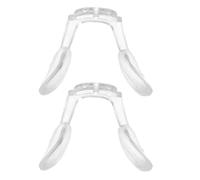 Healeved Almohadillas Nasales Suaves para Gafas en Forma de U, Puente de Silicona Antideslizante, 2 Piezas Integradas para Repuesto de Gafas, Compatibles Varios Marcos, Adecuado para Uso