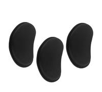 Healeved Almohadillas para Muñeca Ergonómicas de Escritorio 3 Piezas Base Antideslizante de Eva para Ratón y Teclado, Cojines de Soporte Compactos Negros para Oficina y Gaming