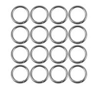 Healeved Anillas Partidas Dobles Giratorias de Acero Inoxidable 7 MM 100 Unidades Conectores para Señuelos Microanillas para Pesca Agua Dulce y Salada Accesorios para Swimbaits y