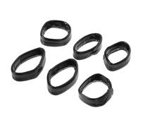 Healeved Anillo De Correa De Reloj De Cuero Genuino, Anillo De Sujeción Práctico, Juego De 6 Piezas (18mm, 20mm, 22mm), Accesorios para Reloj, Reemplazo para Correas Rotas, Uso Cómodo