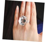 Healeved Anillo De Cristal Para Extensiones De Pestañas Soporte Adhesivo Estación De Trabajo Profesional Para Aplicación De Pestañas Removedor y Primer Ligero y Portátil