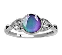 Healeved Anillo Termocrómico De Mujer Que Cambia De Color Anillo De Emoción Para Disfraces De Halloween Navidad y Cumpleaños Hecho De Material De