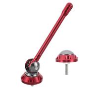 Healeved Antena Fácil en de para Moto Aleación Placa Motocicleta de Rojo Diseño Único Instalación y Amplia Compatibilidad para Scooter