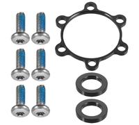 Healeved Arandela de Conversión para Buje de Bicicleta 100 a 110 Mm | Acero Inoxidable, Negro, Ajuste de Eje Trasero 142 a 148mm, Piezas de Rueda y Fijación Segura
