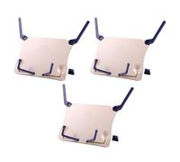 Healeved Atril Plegable de Plástico Portátil para Partituras y Libros de Texto, Soporte de Sobremesa Pequeño 3 Piezas para Lectura Musical en Casa, Escuela y Orquesta