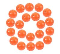Healeved Balones de Práctica de Golf Huecas 42 Mm Naranja 35 Unidades para Interior y Exterior, Equipo de Entrenamiento Liviano Seguro, Balones de Golf de Plástico para Patio y Jardín