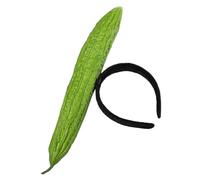 Healeved Banda De Pelo De Melón Amargo Decoración De Halloween Venda Accesorios De Halloween Víspera De Todos Diadilla Accesorios Para El Cabello Mujer Diadema Bopper Verde Felpa