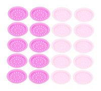 Healeved Bandejas De Pegamento Para Pestañas 100 Piezas Pvc Duradero Herramienta De Maquillaje Mujer Uso Profesional