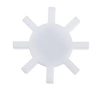 Healeved Barra de Agitación Magnética Octogonal 7X40 MM de Ptfe Resistente Corrosión para Laboratorio Accesorio para Agitador Magnético Uso Investigación Química y Biológica