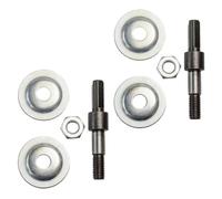 Healeved Barra de Conversión para Taladro Eléctrico Eje de Amoladora de Acero de Alta Velocidad Kit de 4 Piezas para Pulido y Lijado Reparaciones Domésticas