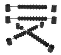 Healeved Barras de Puntuación para Futbolín de Mesa, Accesorio Plástico Negro 4 Piezas, Marcador Compacto y Portátil para Juegos de Futbolín y Hockey de Aire, Contador Práctico