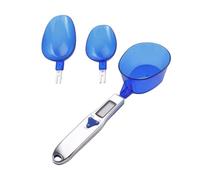 Healeved Báscula de Cuchara Electrónica de Alta Precisión Pantalla Lcd, Material Abs, Peso Máximo 300g y Apagado Automático para Laboratorio y Medicina