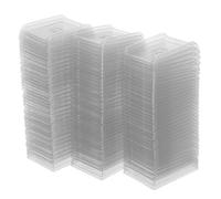 Healeved Base de Casete de Inclusión de 7X7X5Mm 100 Unidades Molde Preetiquetado Antiestático para Laboratorio de Histología y Patología Compatible Equipos de Análisis