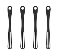 Healeved Batidores Manuales de Huevos de Cocina 4 Piezas, Batidor de Mano de Acero Inoxidable, Mini Mezclador para Leche y Crema, Utensilio Portátil para Repostería y Hogar Reutilizable