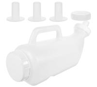 Healeved Biberón para Corderos y Terneros con Tetina de Silicona Anti-mordeduras, Capacidad 2 Litros, Material Pp Blanco, Adecuado para Alimentación en Granjas