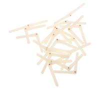 Healeved Bisagra de Aguja de Plástico Compatible Montaje DIY y Modelo a Escala 20 Piezas para Avión RC Adecuado para Aficionados y Ensamblajes Precisos