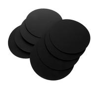 Healeved Blocs Redondos de Dibujo para Mandalas de 17 CM 8 Piezas de Cartulina Negra Resistente para Punteado y Pintura Artística Herramientas Versátiles para Arte Mandala y Bocetos