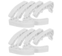 Healeved Bloques de Canaleta de Plástico Blanco para Máquina Expendedora, 20 Unidades, Divisor y Retenedor Antideslizante para Estantes Aplicables, Accesorio Adaptable para Máquinas