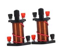 Healeved Bobina Experimental de Física para Enseñanza Bobina Solenoide de Inducción Electromagnética de Cobre 2 Piezas Equipo de Demostración Didáctico para Experimentos Educativos