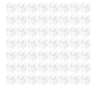 Healeved Bobinas de Costura Transparentes 100 Pcs para Máquinas Brother Singer Jack Typical, Mini Carretes Vacíos Profesionales Resistentes al Desgaste, Suministros de Costura Portátiles