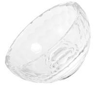 Healeved Bol de Cristal Pequeño para Mezcla Facial y Aceites Esenciales Cuenco Transparente para Spa y Salón de Belleza Recipiente Ligero y Elegante para y Aceites Accesorio Versátil para