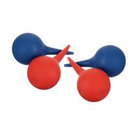 Healeved Bola Limpiadora De Oídos De Mano 75 Ml 4 Piezas Colores Azul y Rojo Soplador Auricular Suave Seguro Para Limpieza Profunda En Niños y Adultos Cuidado Del Oído