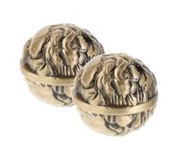 Healeved Bolas de Baoding de Latón para Ejercicio de Mano y Muñeca Entrenamiento de Rehabilitación y Fortalecimiento de Agarre