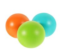 Healeved Bolas de Croquet de Madera de 7 CM Set de 3 Piezas en Azul Claro Verde y Naranja Hechas de Pino de Nueva Zelanda para Juegos Recreativos al Aire Libre y Actividades Familiares