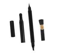 Healeved Bolígrafo para Rellenar Barba Lápiz de Barbero con Cepillo Herramienta para Cuidado de Bigote Polvo para Barba para Rellenar Líneas Capilares