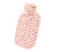 Healeved Bolsa de Agua Caliente Adorable Bolsa de Agua Caliente para Pies con Funda Desmontable para Calentar Manos Invierno Color Rosa